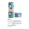 Glass Round And Mirror Panoramic Passenger Elevator With High Safety